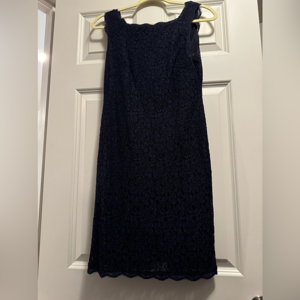 Adrianna Papell lace fitted dress